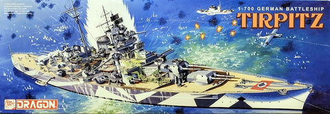 German Battleship Tirpitz - 1:700 - Dragon - 7047