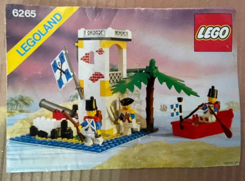 Sabre Island - LEGO - 6265 - ANNO 1989 - NO BOX - USED