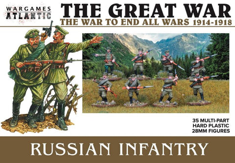 RUSSIAN INFANTRY WWI - 28mm - WARGAMES ATLANTIC - WAAGW004