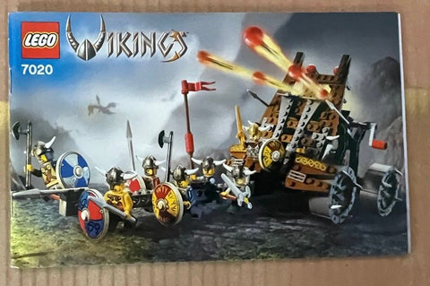 Army of Vikings with Heavy Artillery Wagon LEGO 7020 ANNO 2012 NO BOX USED
