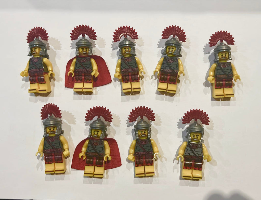 Roman Centurions x8 - (Minifigure with Stand and Access) No swords