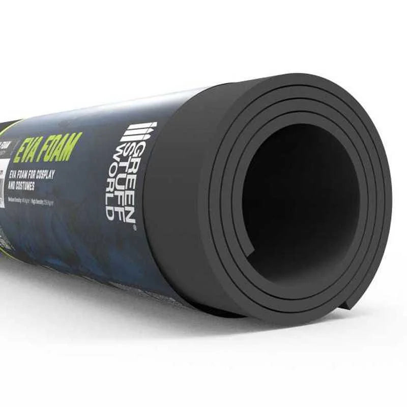 Eva foam - Dark Grey - High Density - 5mm - 475x950mm - Green Stuff