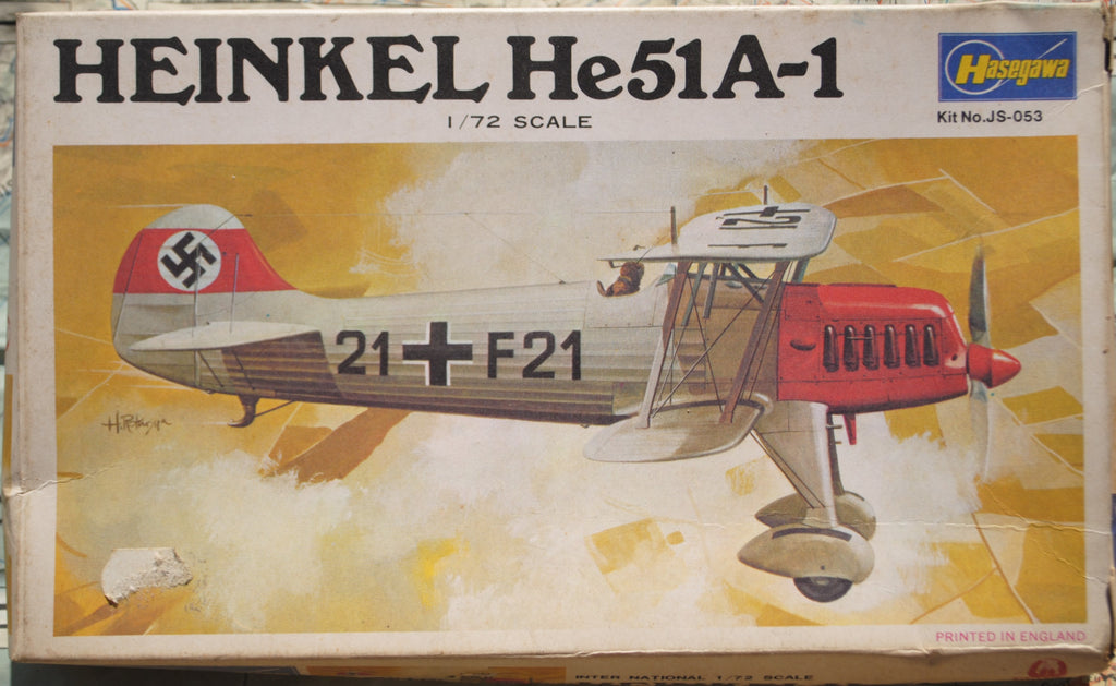 Heinkel He51A-1 - 1:72 - Hasegawa - JS-053
