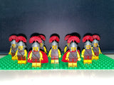 Roman centurions - Figure with Stand and Accessories x 9