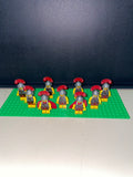 Roman centurions - Figure with Stand and Accessories x 9