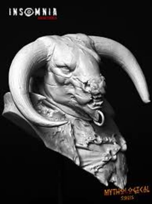 Minotaur - resin miniature - bust - 62x57mm - horror - mythology - Insomnia