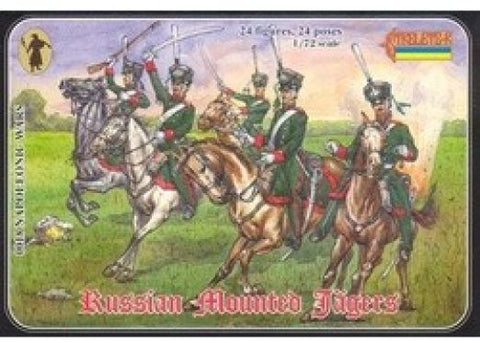 Russian mounted jagers - 1:72 - Strelets - 018