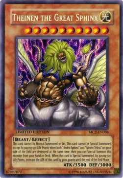 Theinen la Grande Sfinge - Yu-Gi-Oh! - Gioco di carte