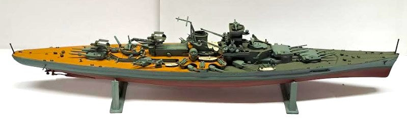 Warship Scharnhorst WWI (Type 2) - Lenght 39cm - PAINTED