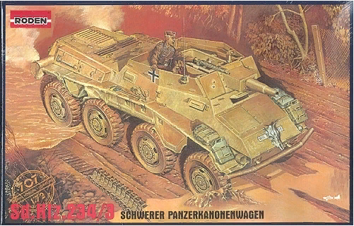 Sd.Kfz. 234/3 schwerer Panzerspähwagen (7,5 cm) - 1:72 - Roden - 707