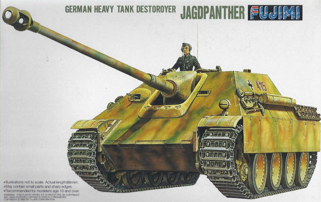 German Heavy Tank Destoroyer Jagdpanther - 1:76 - Fujimi - 76014