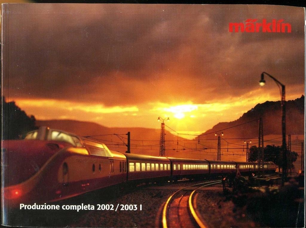 Modellismo Ferrovia catalogo treni Marklin 2002 2003 produzione completa 550 pag