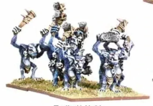 Orcs Trolls - 10mm - Warmaster - UNPAINTED