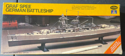 Graf Spee German Battleship - 1:720 - Testors/Italeri - 892