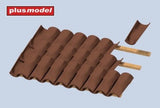 Mission "Coppi" Italian Roof Tiles (covers 74x46mm) (140pcs) - Plus Model - 567