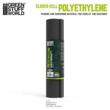 Eva foam - Black - Medium density - 10mm - 500x750mm - Green Stuff