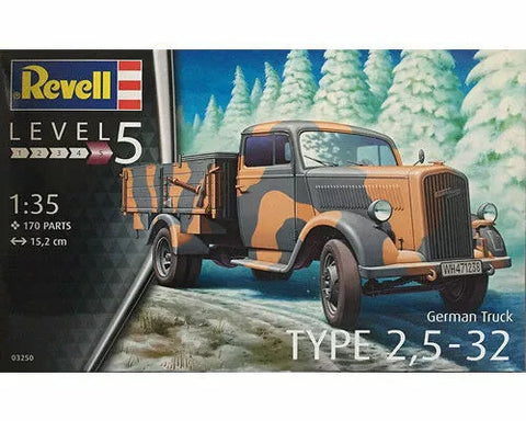 German Opel Blitz Truck Type 2 5-32 : 1:35 - Revell - 03250