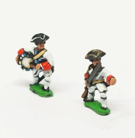 Command: 2 officers, 1 drummers - 15mm - Essex - SYF26