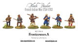 French Indian war Frontiersmen A - 28mm - Black Powder - WG7-FIW-43
