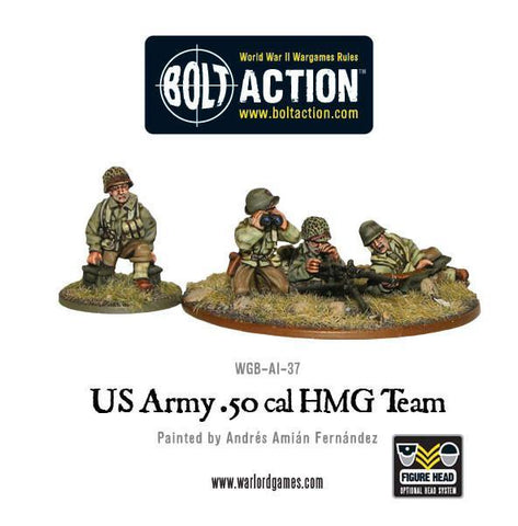US Army 50 Cal HMG Team - 28mm - Bolt Action - WGB-AI-37