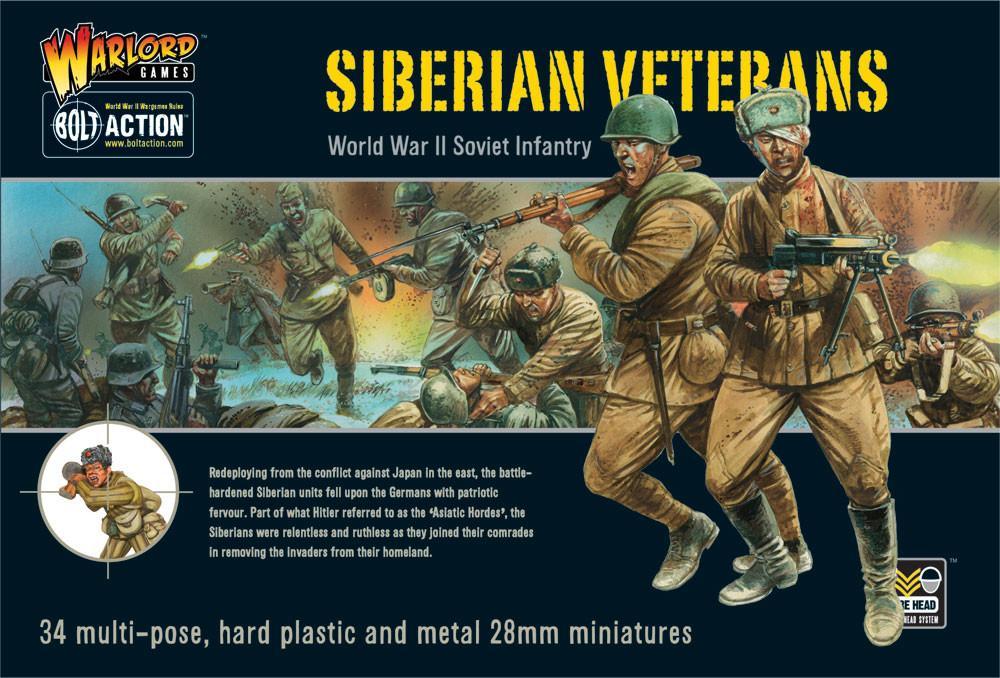 Siberian veterans (WWII Red army infantry) - 28mm - Bolt Action - WGB-RI-03