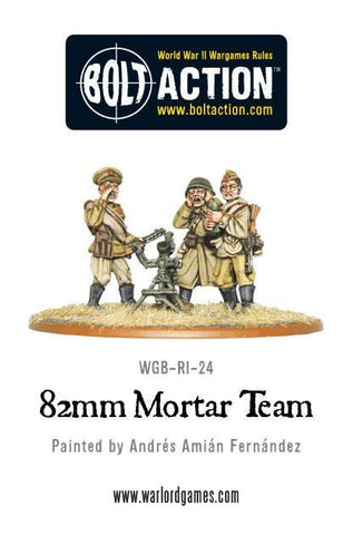 Soviet 82mm Mortar Team - 28mm - Bolt Action - WGB-RI-24