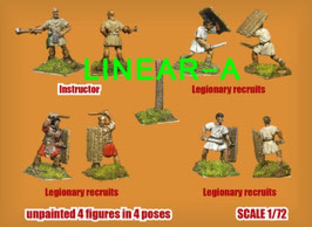 Linear-A - 003-S - LEGIONARY RECRUITS TRAINING - 1:72