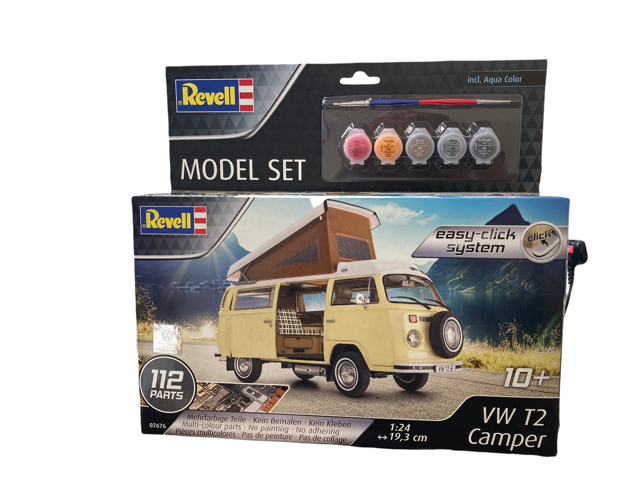 Revell - R67676 - Model Set VW T2 CAMPER - 1:24