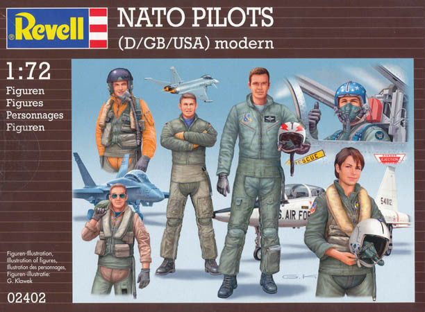 Nato Pilots - (D/GB/USA) Modern - 1:72 - Revell - 02402