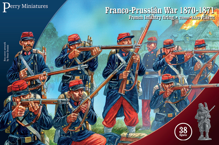 Perry - FRE2 - FRANCO PRUSS FRENCH INF-FIRING W/C24/4 - 28mm