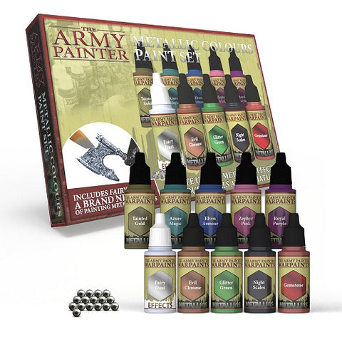 The Army Painter - WP8048P - Warpaints Metallic Colours - Paint Set