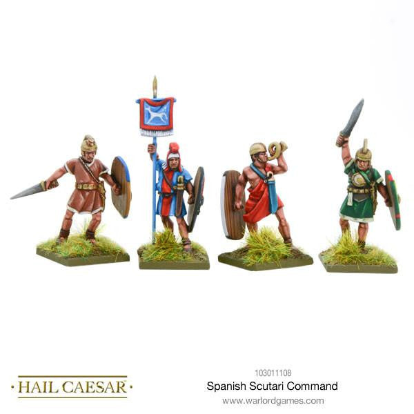Warlord games - Hail Caesar - Spanish Scutarii Command - 28mm