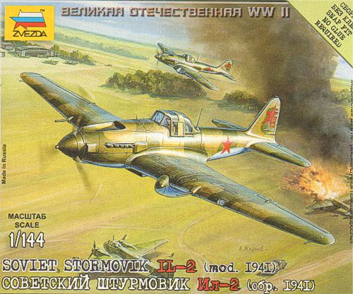 Zvezda - 6125 - Ilyushin IL-2 Stormovik 1941 - 1:144