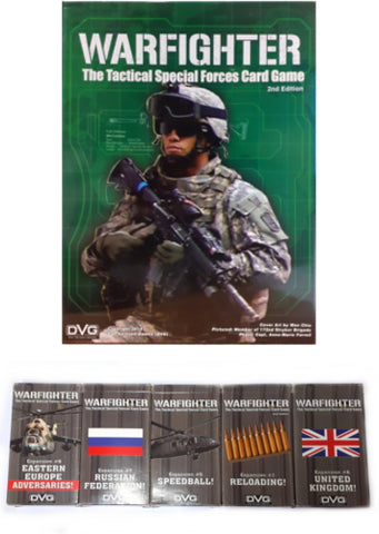 Boardgame - Warfighter: The Tactical Special Forces Card Game (2014) + EXPANSION