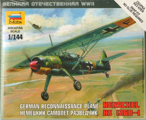 Zvezda - 6184 - Henschel Hs-126B - 1:144