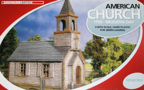 Weather Board Church - 28mm - Renedra - RNAC - @