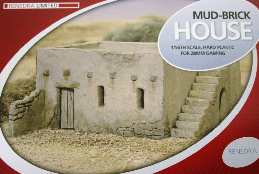 Mud-Brick House - 28mm - Renedra - RNMB - @