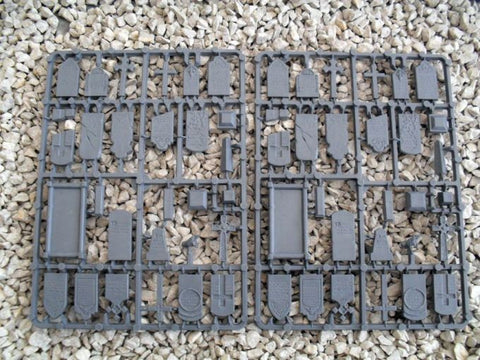 Renedra Generics GRAVES - Gravestones & Ravens - 28mm