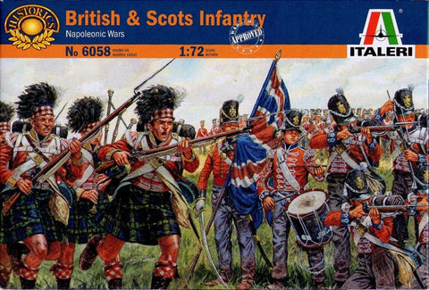 Italeri - British & Scots infantry (Napoleonic Wars) - 1:72 - 6058