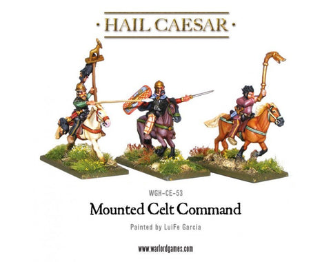 Warlord Games WGH-CE-53 - Hail Caesar - Mounted celt command - 28mm