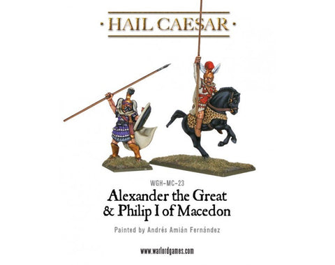 Alexander the great and Philip I of Macedon - 28mm - Hail Caesar - WGH-MC-23