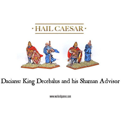 Warlord Games - Hail Caesar - Decabalus, daclan king and shaman advisor - 28mm
