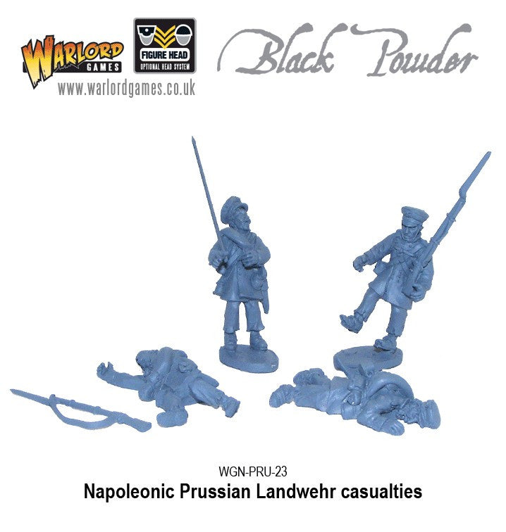Warlord Games - Black Powder - Napoleonic prussian landwehr casualty pack - 28mm