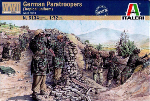 Italeri - 6134 - German paratroopers - tropical uniform (Worl War II) - 1:72
