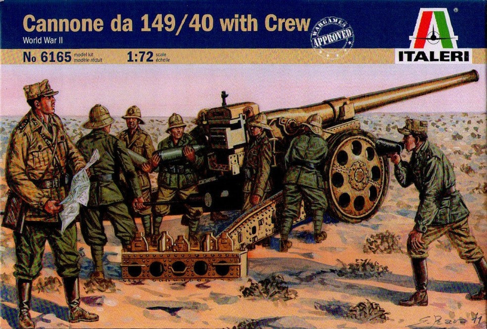 Italeri - 6165 - Cannone da 149/40 with crew (World War II) - 1:72