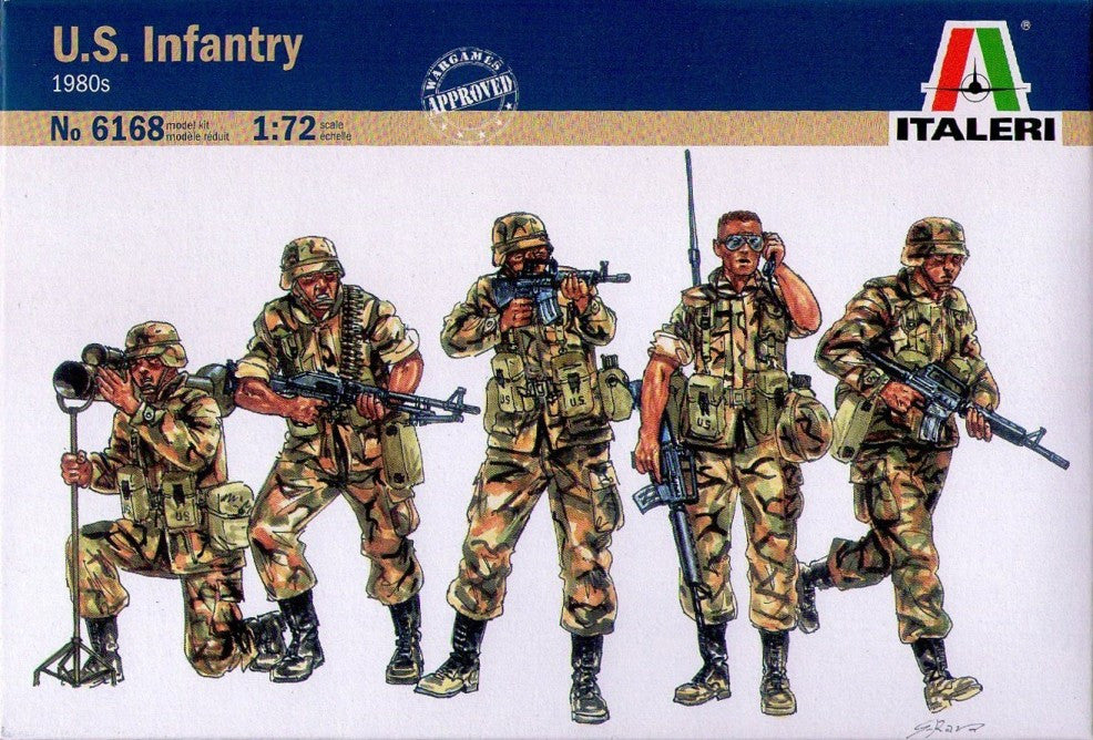 Italeri - 6168 - U.S. infantry (1980s) - 1:72