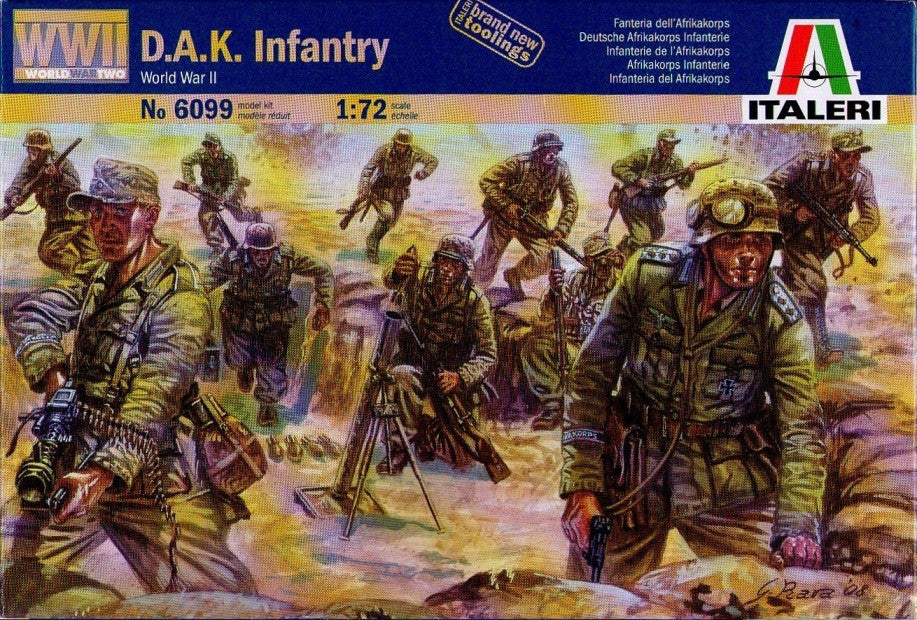 D.A.K. Infantry (World War II) - 1:72 - Italeri - 6099