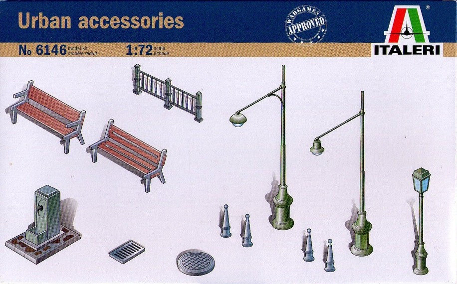 Urban accessories - 1:72 - Italeri - 6146
