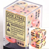 Chessex - 27642 - Festive - Circus/Black Dice Block (16mm)
