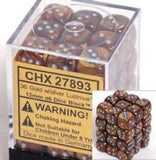 Chessex - 27893 - Lustrous - Gold/silver dice block (12mm)